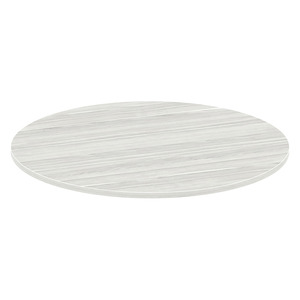 PLT42R 42" ROUND TABLE TOP ONLY- SILVER BIRCH