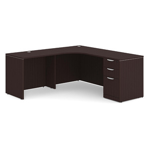 CLALD1003 Left 71"x71" Classic L-Shape Desk- Espresso