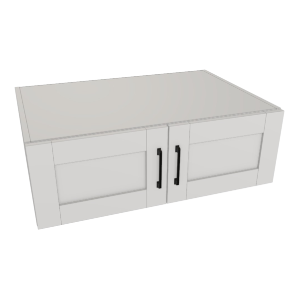 Hampton Pure White Box  Wall Kit - 36"X 12"X 23.75"