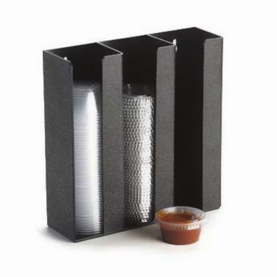 Cal-Mil 278-2 9"W x 2-1/2"D x 9"H Classic Lid/Ramekin Organizer