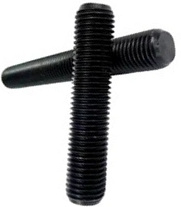 3/8" - 16 X 12" FULLY THREADED STRAIGHT ROD SAE J429 GR 8 PLAIN