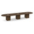 16' Classic Racetrack Conference Table with Cube Base - Modern Walnut