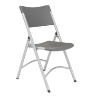 NPS 620 NPS® 600 Series Heavy Duty Plastic Folding Chair, Pack of 4