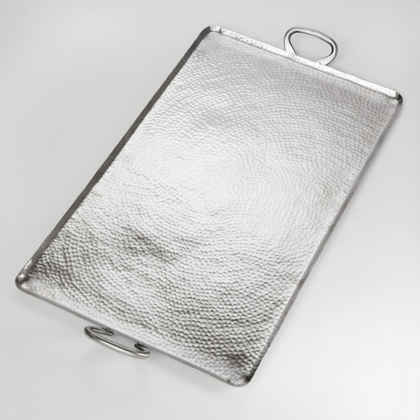 Hammered Stainless Steel Griddles & Stands