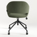 CHK68091GRN0707 - SARON GUEST CHAIR - Green with 4 Prong base