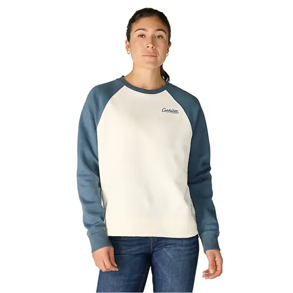 CARHARTT 107415 - Women's Sawyer Crewneck Sweatshirt - Eggshell