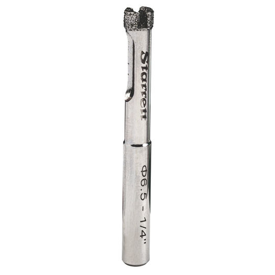 STARRETT D0065 1/4" (6.5mm) Diamond Grit Tile Drill