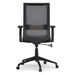 6560 MIMIC TASK CHAIR- Gray Mesh Back w/Black Fabric Seat