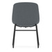 36241GREYF0309 - ZEST GUEST CHAIR- DARK GREY