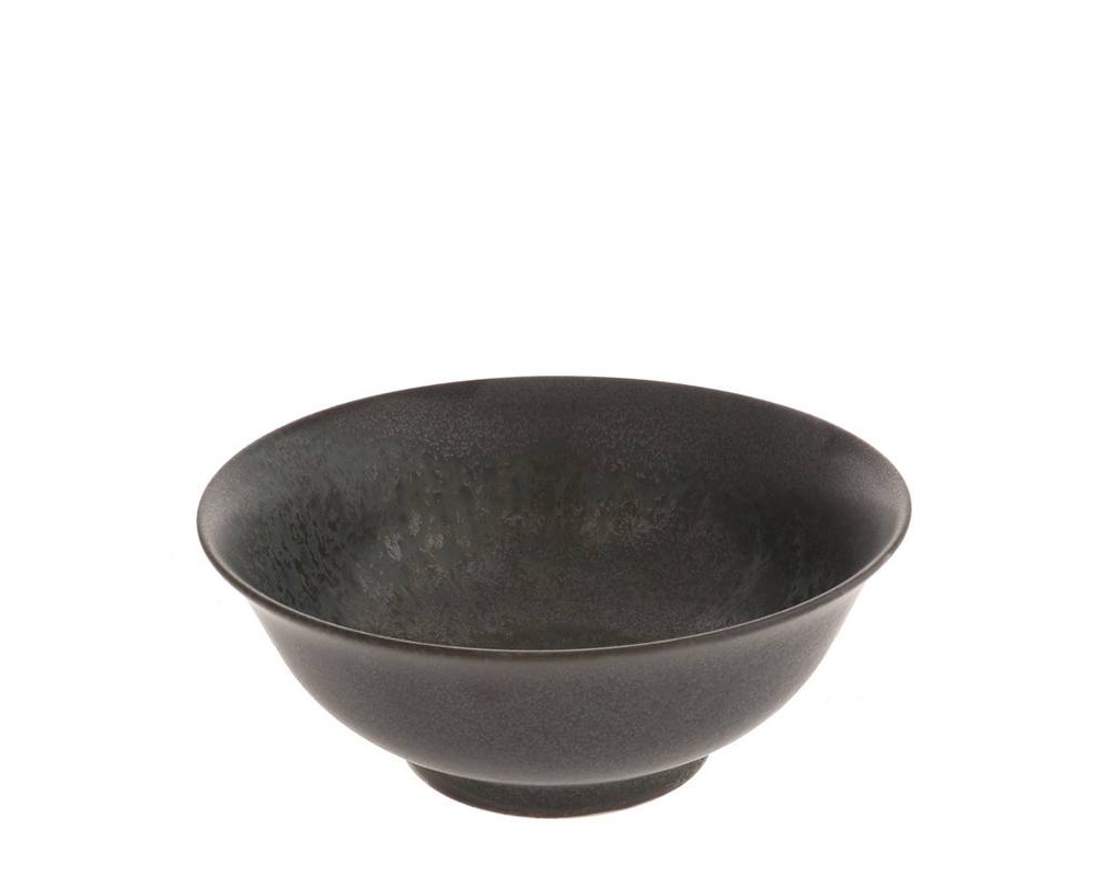 Black Cosmos Ramen Bowl 8-1/4"