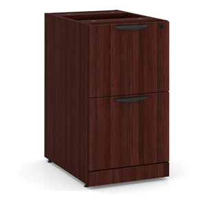 PL175 FILE/FILE PEDESTAL- Mahogany