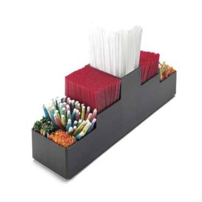 Cal-Mil 212 3-3/4"W x 15-1/2"D x 5-1/4"H Classic Straw Organizer