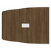 PL237T HALF BOAT SHAPE 47x60 TOP- MODERN WALNUT