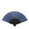 Folding Fan Blue Shippo
