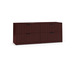 PL112 35"w 2 DRAWER LATERAL FILE- MAHOGANY