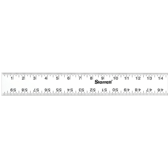 STARRETT ASE-60 Straight Edge Aluminum Rule - 60'' English
