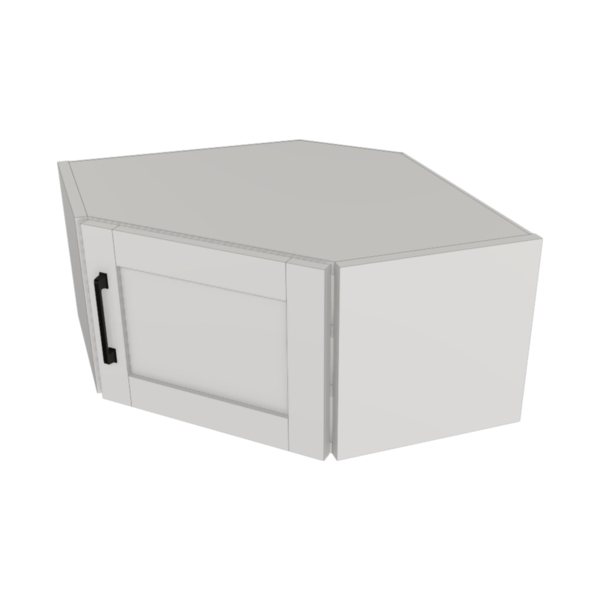 Providence Pure White Box Angle Wall Kit - 24”x 12” X 13”
