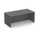 PL101 71"W x 36"D  DESK SHELL- Newport Gray