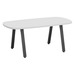 SIGAR7635N - 6 ft. Arena Conference Table w/Black Metal VA Leg