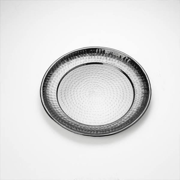 Round Hammered Trays