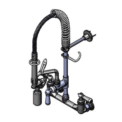 T&S Brass MPY-8WCN-06-CR Mini Pre-Rinse Unit 8" Wall Mount