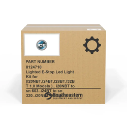 Intelligent Cleaning Equipment - 8124710 - Lighted E-Stop Led Light Kit for (I20NBT,I24BT,I28BT,I32BT 1.0 Models ).. i20NBT to sn 603..i24BT to sn 320..i20NBT-OB up to 293