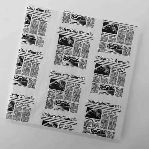 Square Pizza Paper
