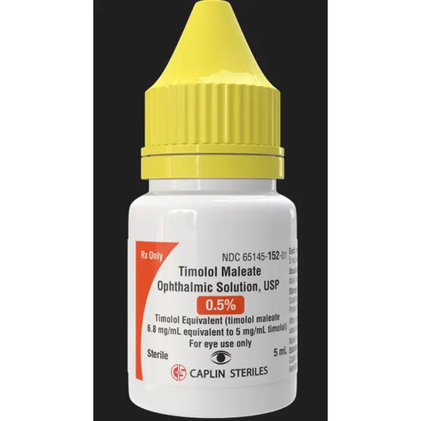 Timolol 0.5% 5mL Caplin NDC 65145015201