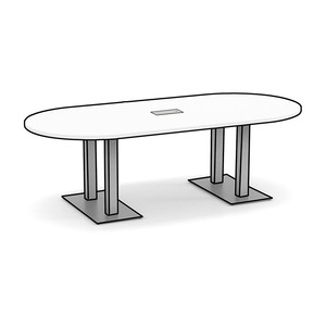 Conference Tables: Racetrack Top Palmer Base