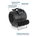 Powr-Flite PDS1DX Air Mover - detail