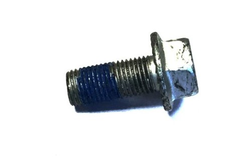 3/8" - 24 X 7/8" SERRATED HEX FLANGE SCREW SCOTCH GRIP PATCH SAE J429 GR 8 MAGNI 501 GREY PER PRINT