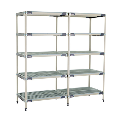 Metro 5AX537GX3 Metromax I Add-On Shelving Unit 36"W X 24"D X 74"H Open Grid Polymer Shelves