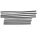 Window Felt Beltline Weatherstrips