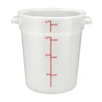 Winco PPRC-4W Food Storage Container 4 Qt.