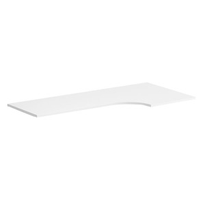 PLT723624R 72" CORNER EXTENSION WORK SURFACE TOP: RIGHT- WHITE