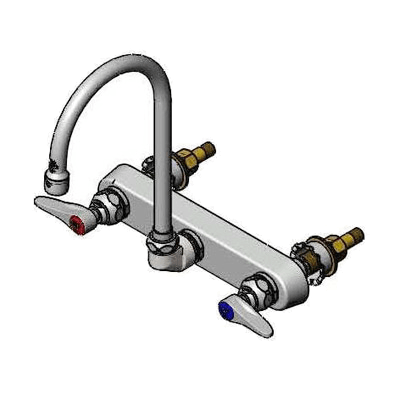 T&S Brass B-1147-XS Workboard/Bar Sink Faucet Wall Mount