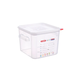 Araven 11853 Square Polypropylene Container, 6 L./ 6,3 qt