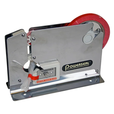 Bag Sealing Tape Dispenser - 9 mm / 12 mm Tape - Stainless Steel