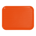 FSE 12" x 16" Orange Fast Food & Cafeteria Tray