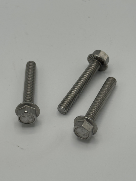 1/4" - 20 X 1 1/2" IFI-111 SERRATED HEX FLANGE SCREW 18 - 8 STAINLESS STEEL PASSIVATED