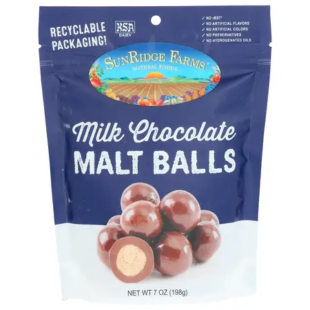 MILK CHOCOLATE MALT BALLS | 12/7 OZ