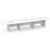 16' Classic Boat Shape Conference Table with Panel Base - White Top, Silver Birch Base