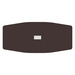 PLT236T 43X95 BOAT SHAPE TOP- ESPRESSO