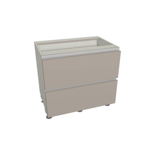 Capri Gola Base 2 Drawers 36" x 34.5" x 23.75"