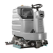New Onyx 30" Riding Cylindrical Brush Automatic Floor Scrubber, 24 volt, 270 aH AGM maintenance free batteries. Traction drive.