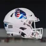 Patriotic Stars & Stripes American Flag Football Helmet Decals