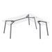 PLTADJRFCHAR - STRUXTURE TABLE FRAME - RETURN -  Charcoal