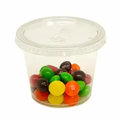 EPCLID3 EMPRESS LID FOR 3.25 OZ, 4OZ,& 5 OZ. PLASTIC PORTION CUP  2500/CS