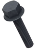 M6 - 1 X 55MM DIN 6921 HEX FLANGE SCREW 8.8 ZINC TRIVALENT BLACK W/SEALER