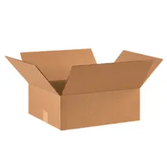 16 X 14 X 6 FLAT CORRUGATED BOXES 25/BD    16146